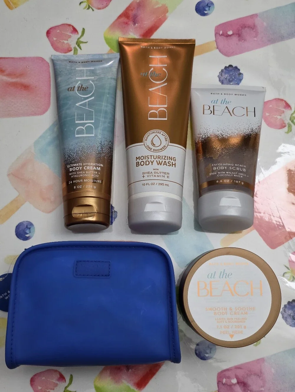 Bath & Body Works 'At The Beach' Moisturizing Body Care Set 5 Piece NEW